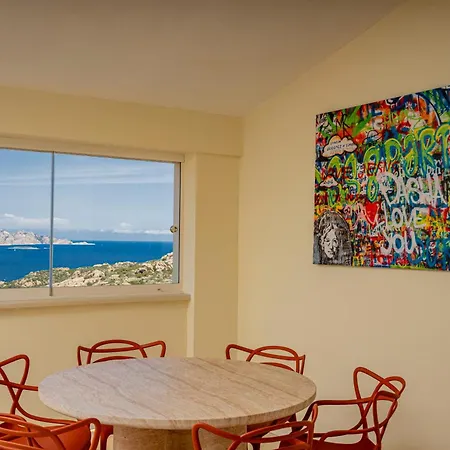 New House Design With Sea View 5 Min Porto Cervo Lägenhet Baja Sardinia